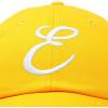 imageDALIX Initial Hat Letter E Womens Baseball Cap Monogram Cursive EmbroiderGold