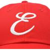imageDALIX Initial Hat Letter E Womens Baseball Cap Monogram Cursive EmbroiderRed