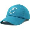imageDALIX Initial Hat Letter E Womens Baseball Cap Monogram Cursive EmbroiderTeal