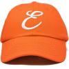 imageDALIX Initial Hat Letter E Womens Baseball Cap Monogram Cursive EmbroiderOrange