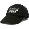 imageDALIX Baseball Mom Embroidered Dad Cap Cotton Hat WomenBlack