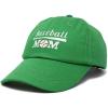 imageDALIX Baseball Mom Embroidered Dad Cap Cotton Hat WomenKelly Green