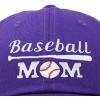 imageDALIX Baseball Mom Embroidered Dad Cap Cotton Hat WomenPurple
