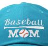 imageDALIX Baseball Mom Embroidered Dad Cap Cotton Hat WomenTeal