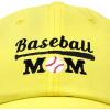 imageDALIX Baseball Mom Embroidered Dad Cap Cotton Hat WomenYellow