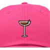 imageDALIX Espresso Martini Embroidered Cap Cotton Baseball Cute Cool Dad Hat WomensHot Pink