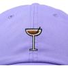 imageDALIX Espresso Martini Embroidered Cap Cotton Baseball Cute Cool Dad Hat WomensLavender
