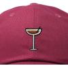 imageDALIX Espresso Martini Embroidered Cap Cotton Baseball Cute Cool Dad Hat WomensMaroon