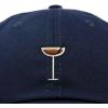 imageDALIX Espresso Martini Embroidered Cap Cotton Baseball Cute Cool Dad Hat WomensNavy Blue