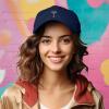 imageDALIX Espresso Martini Embroidered Cap Cotton Baseball Cute Cool Dad Hat WomensNavy Blue