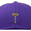 imageDALIX Espresso Martini Embroidered Cap Cotton Baseball Cute Cool Dad Hat WomensPurple