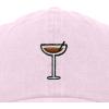 imageDALIX Espresso Martini Embroidered Cap Cotton Baseball Cute Cool Dad Hat WomensWashed Pink