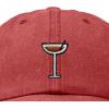 imageDALIX Espresso Martini Embroidered Cap Cotton Baseball Cute Cool Dad Hat WomensWashed Red