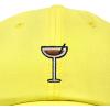 imageDALIX Espresso Martini Embroidered Cap Cotton Baseball Cute Cool Dad Hat WomensYellow