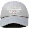 imageDALIX Baseball Mom Embroidered Dad Cap Cotton Hat WomenGray