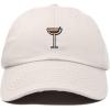 imageDALIX Espresso Martini Embroidered Cap Cotton Baseball Cute Cool Dad Hat WomensBeige