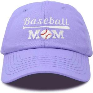 imageDALIX Baseball Mom Embroidered Dad Cap Cotton Hat WomenLavender