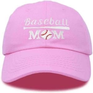 imageDALIX Baseball Mom Embroidered Dad Cap Cotton Hat WomenLight Pink