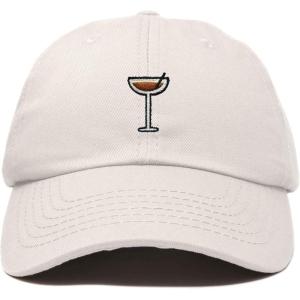 imageDALIX Espresso Martini Embroidered Cap Cotton Baseball Cute Cool Dad Hat WomensBeige
