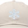 imageDALIX ICY Snowflake Hat Womens Baseball CapBeige