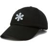 imageDALIX ICY Snowflake Hat Womens Baseball CapBlack