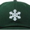 imageDALIX ICY Snowflake Hat Womens Baseball CapDark Green