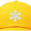 imageDALIX ICY Snowflake Hat Womens Baseball CapGold