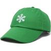 imageDALIX ICY Snowflake Hat Womens Baseball CapKelly Green