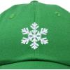 imageDALIX ICY Snowflake Hat Womens Baseball CapKelly Green