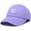 imageDALIX ICY Snowflake Hat Womens Baseball CapLavender