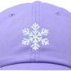 imageDALIX ICY Snowflake Hat Womens Baseball CapLavender
