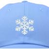 imageDALIX ICY Snowflake Hat Womens Baseball CapLight Blue