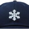 imageDALIX ICY Snowflake Hat Womens Baseball CapNavy Blue