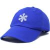 imageDALIX ICY Snowflake Hat Womens Baseball CapRoyal Blue