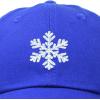 imageDALIX ICY Snowflake Hat Womens Baseball CapRoyal Blue