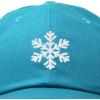 imageDALIX ICY Snowflake Hat Womens Baseball CapTeal
