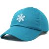 imageDALIX ICY Snowflake Hat Womens Baseball CapTeal
