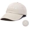 imageDALIX Libra Dad Hat Embroidered Zodiac Astrology Cotton Baseball CapBeige