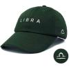 imageDALIX Libra Dad Hat Embroidered Zodiac Astrology Cotton Baseball CapDark Green