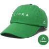 imageDALIX Libra Dad Hat Embroidered Zodiac Astrology Cotton Baseball CapKelly Green