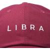 imageDALIX Libra Dad Hat Embroidered Zodiac Astrology Cotton Baseball CapMaroon