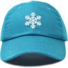 imageDALIX ICY Snowflake Hat Womens Baseball CapTeal