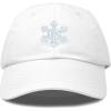 imageDALIX ICY Snowflake Hat Womens Baseball CapWhite