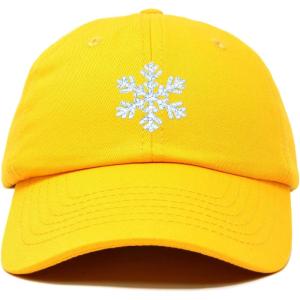 imageDALIX ICY Snowflake Hat Womens Baseball CapGold