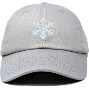 imageDALIX ICY Snowflake Hat Womens Baseball CapGray