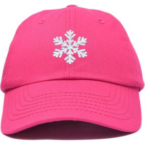 imageDALIX ICY Snowflake Hat Womens Baseball CapHot Pink
