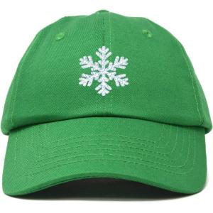 imageDALIX ICY Snowflake Hat Womens Baseball CapKelly Green