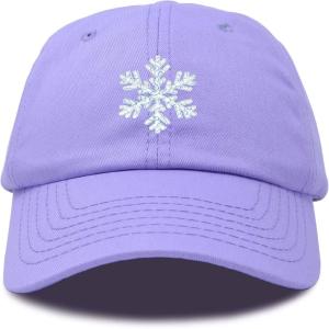 imageDALIX ICY Snowflake Hat Womens Baseball CapLavender