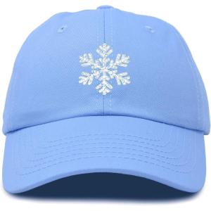 imageDALIX ICY Snowflake Hat Womens Baseball CapLight Blue