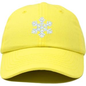 imageDALIX ICY Snowflake Hat Womens Baseball CapMinion Yellow